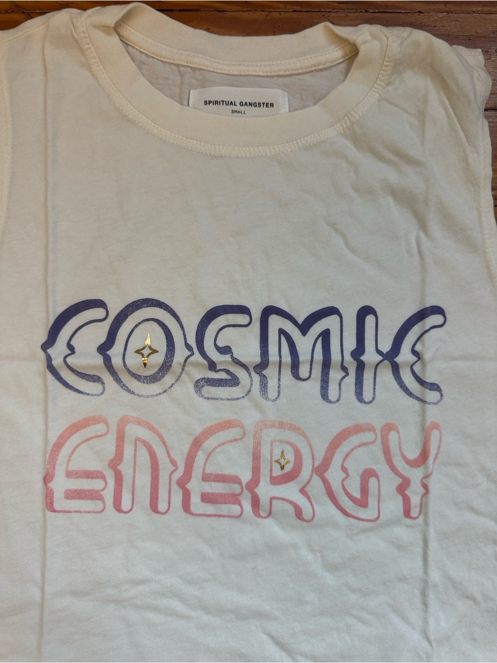 Spiritual Gangster Cosmic Energy Crop Muscle Tank - Picture 6 of 9
